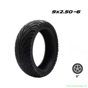 Pneu Tubeless 9x2.50-6 Route Noir